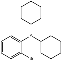 2-Bromo-dicyclohexylphenylphosphine Struktur