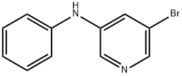 5-溴-N-苯基吡啶-3-胺 结构式