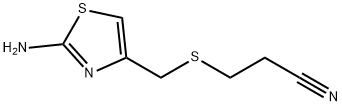 3-(2-AMINOTHIAZOL-4-YL-METHYLTHIO)PROPIONITRILE(WXG01087) 化学構造式