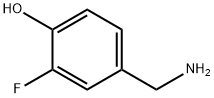 4-(氨甲基)-2-氟苯酚, 771581-11-4, 结构式