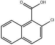 2-chloro-1-naphthoic acid 化学構造式