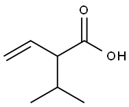 2-isopropylbut-3-enoic acid Structure