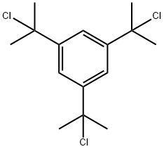 Benzene, 1,3,5-tris(1-chloro-1-methylethyl)-,77367-66-9,结构式