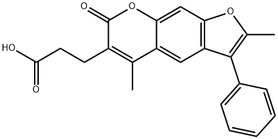 777857-46-2 3-(2,5-dimethyl-7-oxo-3-phenyl-7H-furo[3,2-g]chromen-6-yl)propanoic acid