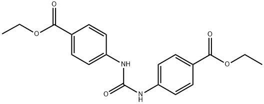 diethyl 4,4'-(carbonylbis(azanediyl))dibenzoate 化学構造式