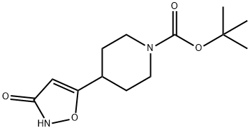 tert-Butyl 4-(3-hydroxyisoxazol-5-yl)piperidine-1-carboxylate Structure