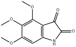 4,5,6-trimethoxyindoline-2,3-dione Struktur