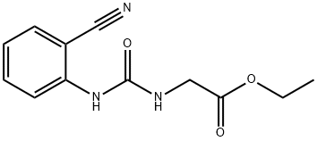 ETHYL 2-(2-CYANOPHENYLUREIDO)ACETATE