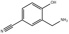 3-(aminomethyl)-4-hydroxybenzonitrile,79663-62-0,结构式
