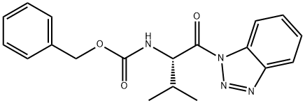 (S)-Benzyl 1-(1H-benzo[d][1,2,3]triazol-1-yl)-3-methyl-1-oxobutan-2-ylcarbamate, 820239-44-9, 结构式