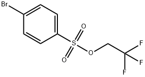 2,2,2-trifluoroethyl 4-bromobenzenesulfonate Struktur