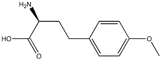 (S)-2-氨基-4-(4-甲氧基苯基)丁酸,82311-00-0,结构式