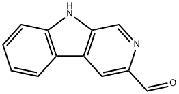 9H-Pyrido[3,4-b]indole-3-carboxaldehyde
 Struktur