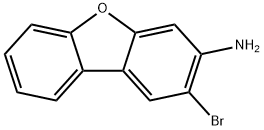 2-bromo-dibenzofuran-3-ylamine, 83660-06-4, 结构式