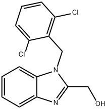 [1-(2,6-dichlorobenzyl)-1H-benzimidazol-2-yl]methanol 结构式