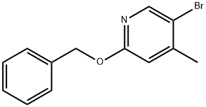 2-(Benzyloxy)-5-bromo-4-methylpyridine Structure