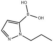 (1-propyl-1H-pyrazol-5-yl)boronic acid Structure