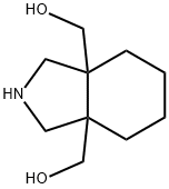 (7a-Hydroxymethyl-octahydro-isoindol-3a-yl)-methanol Struktur