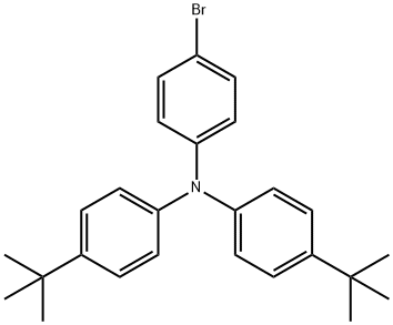 4-bromo-N,N-bis(4-(tert-butyl)phenyl)aniline Structure