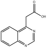 喹唑啉-4-乙酸 结构式