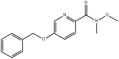5-(benzyloxy)-N-methoxy-N-methylpyridine-2-carboxamide