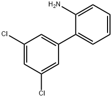 3',5'-Dichloro-biphenyl-2-amine 结构式