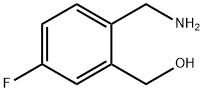 (2-(aminomethyl)-5-fluorophenyl)methanol 结构式