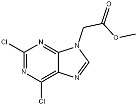 2,6-dichloro-9-((methoxycarbonyl)methyl)-9H-purine,862374-04-7,结构式