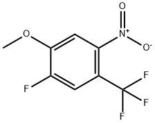 1-fluoro-2-methoxy-4-nitro-5-(trifluoromethyl)benzene,863983-95-3,结构式