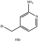 4-(Bromomethyl)Pyridin-2-Amine Hydrobromide Struktur