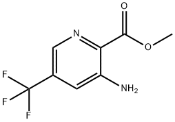3-Amino-5-trifluoromethyl-pyridine-2-carboxylic acid methyl ester Struktur