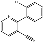 2-(2-Chlorophenyl)nicotinonitrile 结构式