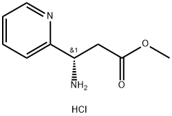 METHYL (3S)-3-AMINO-3-(2-PYRIDYL)PROPANOATE Structure