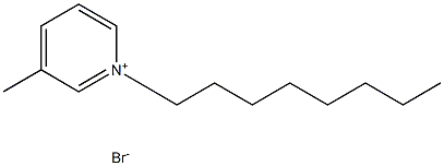 N-octyl-3-metylpyridinium bromide Structure