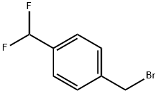 Benzene, 1-(bromomethyl)-4-(difluoromethyl)- Structure