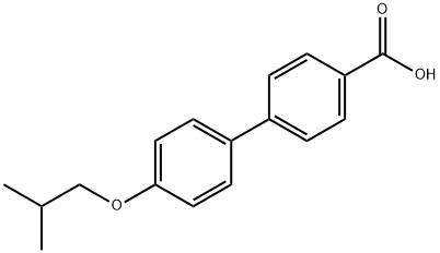 4-异丁氧基联苯-4'-羧酸 结构式