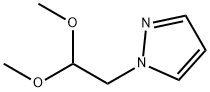 1-(2,2-dimethoxyethyl)-1H-pyrazole 化学構造式