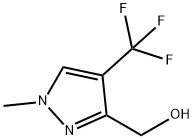 1-methyl-4-(trifluoromethyl)-1H-Pyrazole-3-methanol Struktur
