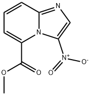 3-Nitro-imidazo[1,2-a]pyridine-5-carboxylic acid methyl ester Structure