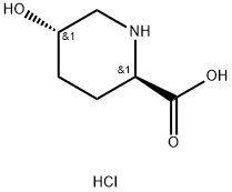 2-Piperidinecarboxylicacid,5-hydroxy-,hydrochloride Structure