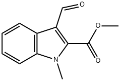METHYL 3-FORMYL-1-METHYL-1H-INDOLE-2-CARBOXYLATE,88129-40-2,结构式
