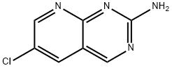 6-氯吡啶并[2,3-D]嘧啶-2-胺,882679-26-7,结构式