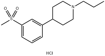 4-[3-(METHYLSULFONYL)PHENYL]-1-PROPYLPIPERIDINE, HYDROCHLORIDE|4-[3-(METHYLSULFONYL)PHENYL]-1-PROPYLPIPERIDINE, HYDROCHLORIDE