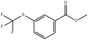 methyl 3-((trifluoromethyl)thio)benzoate Struktur