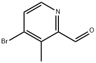 4-溴-3-甲基吡啶-2-甲醛,886372-15-2,结构式