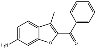 (6-amino-3-methyl-1-benzofuran-2-yl)(phenyl)methanone Structure