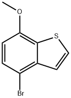 4-bromo-7-methoxybenzo[b]thiophene 化学構造式