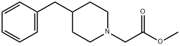 methyl 2-(4-benzylpiperidin-1-yl)acetate 结构式