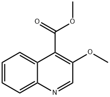 methyl 3-methoxyquinoline-4-carboxylate 化学構造式
