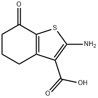 2-氨基-7-氧代-4,5,6,7-四氢-1-苯并噻吩-3-羧酸, 893644-78-5, 结构式